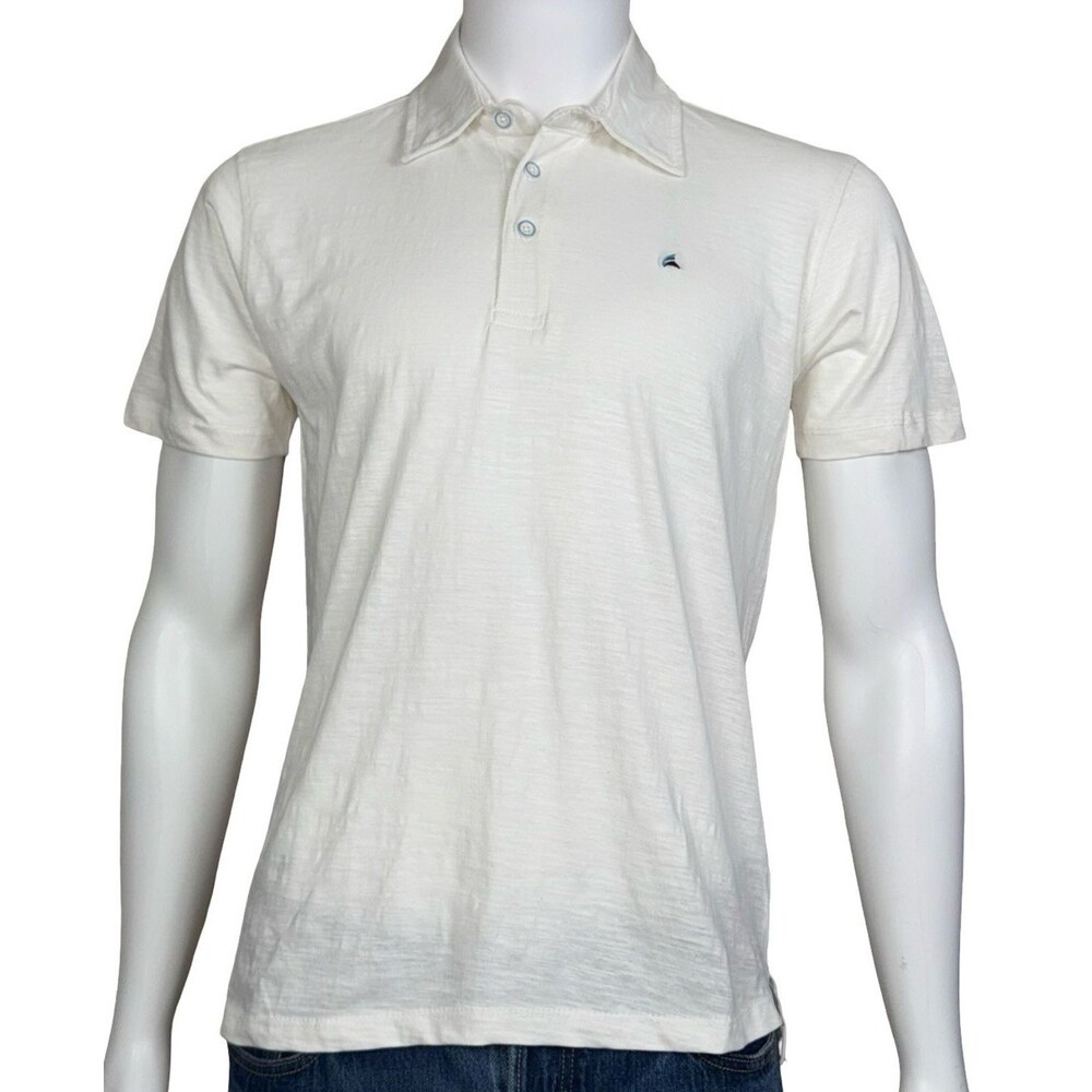 Tailor Vintage Mens Medium Polo Shirt Golf White Comfort Stretch Retro New